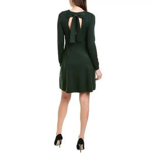 Vince Camuto Bow Back Green Sweater Dress